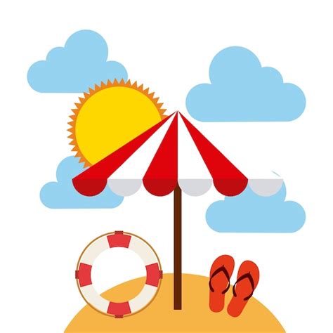 Premium Vector Summer Vacations Design Vector Illustration Eps10 Graphic