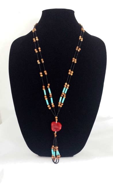 Double Strand Ghost Bead Necklace