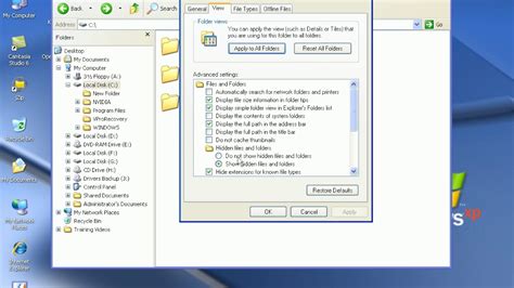 Quanto ao procedimento para voltar as pastas, sem desabilitar o hide protected operating system files você pode usar o comando attrib com a sintaxe How to show and hide folders,subfolders,files file type ...