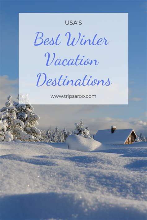 Ready for a snowy vacation? We have the top destinations in the USA for