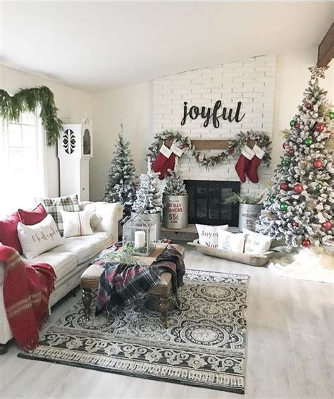 100 Warm And Festive Red And White Christmas Decor Ideas Christmas