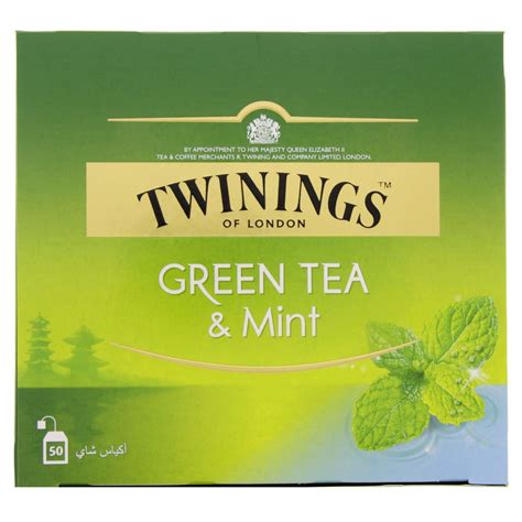 Twinings Green Tea And Mint 50 Teabags Online At Best Price Green Tea