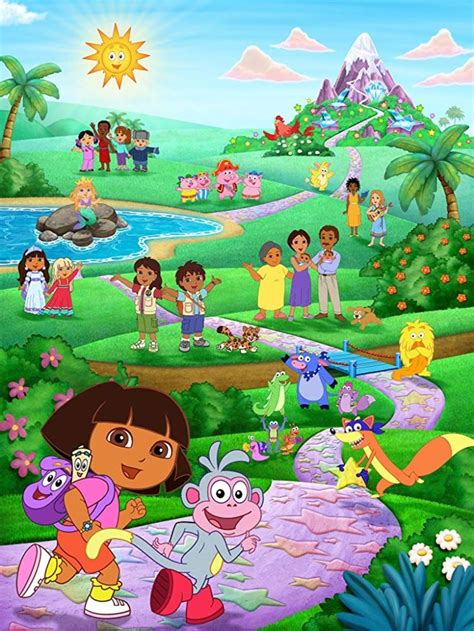 Dora The Explorer Is On Nickelodeon Dora And Friends Dora Wallpaper