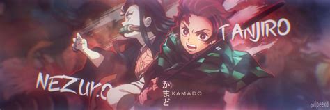 Tanjiro And Nezuko Anime Headerbanner By Vipeexd Anime Header