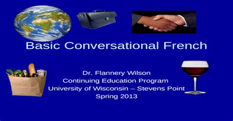 Basic Conversational French Ppt Powerpoint