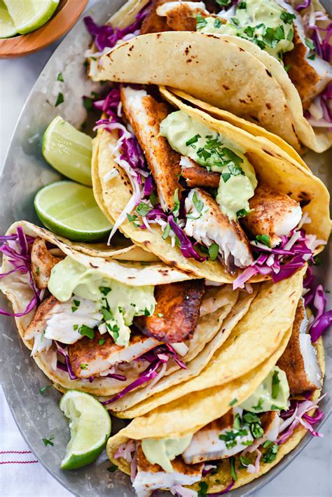 Fish tacos tend to be fairly muted and earthy in flavor, of course, thanks to the fish. Blackened Fish Tacos (+ Creamy Avocado Sauce ...