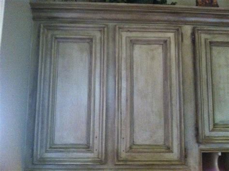 In order to paint kitchen cabinets, the doors and hardware need to be completely removed. Kitchen Faux Painted Cabinets - Traditional - Kitchen ...