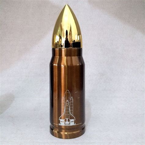 17oz Bullet Cup Bullet Shape Bottle Bullet Drinking Cup Stainless Steel
