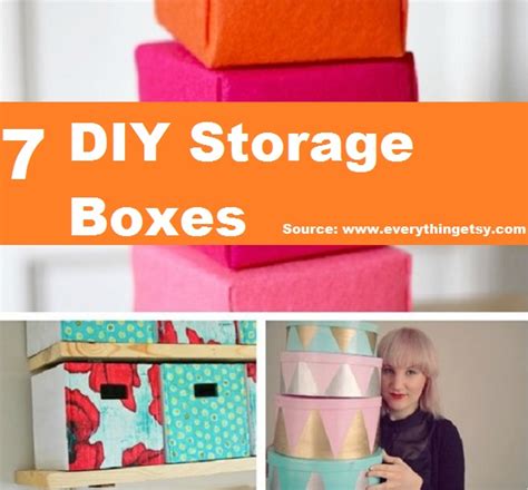 7 Diy Storage Boxes Home And Life Tips