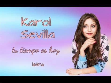 El tiempo en sevilla para hoy y los próximos 16 días con temperaturas y probabilidad de lluvia. Karol Sevilla - Tu tiempo es hoy (Video Letra) - YouTube