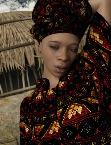 tambika african american tribal for g8f daz content by warloc