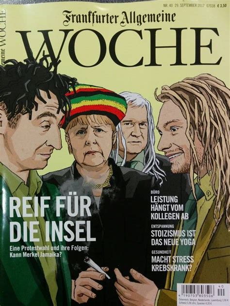 Never miss a story again. Die Titelseite der FAZ-Woche von heute riecht nach Jamaika
