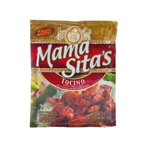 Spice Mix Tocino Marinade Marki Mama Sitas 75g