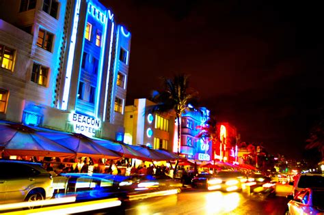 Cityscape Miami S South Beach A Technicolor Dream Of Neon Lights And Art Deco Delights