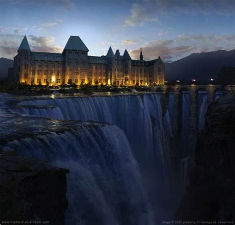 Castle Near Waterfall Wags Blog Make Money Online Make A Meal In