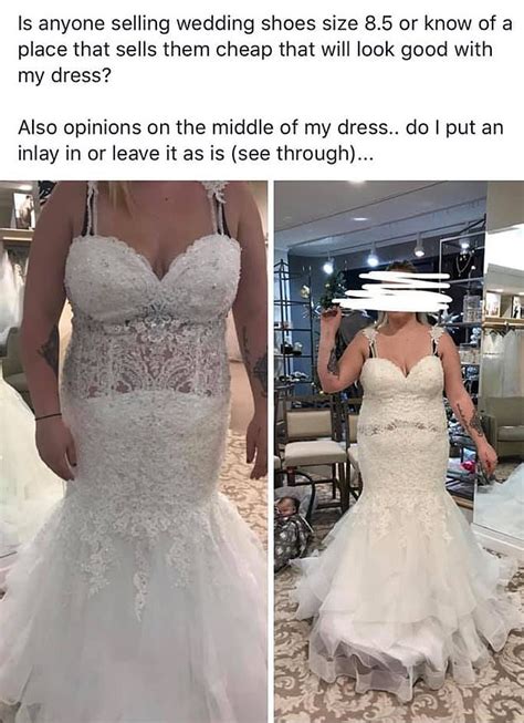 Bride Urged To Burn Her Wedding Dress With Exposed Middle As Only Elle