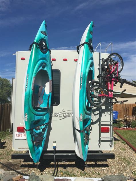 Custom Kayak Rack For Fifth Wheel Made By Imex Welding And Fabrication