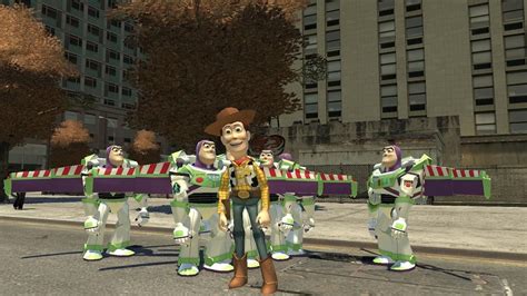Grand Theft Auto IV - Toy Story Sheriff Woody (MOD) HD - YouTube