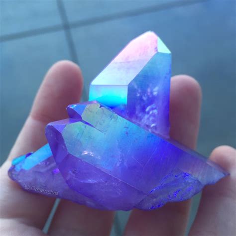 Purple flames are quartz phantom crystals with a phantom that is light violet. purple crystals healing crystals aura quartz titanium ...