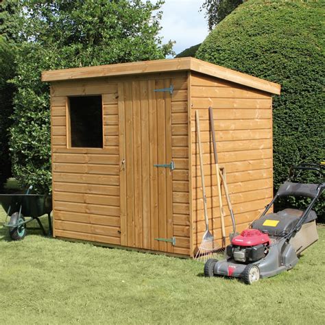 10 X 8 Traditional Standard Pent Shed 305m X 244m Garden Sheds