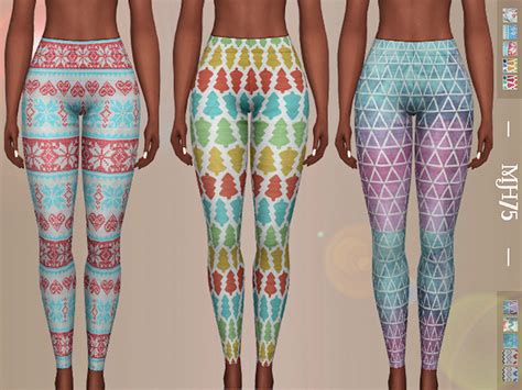 The Sims Resource S4 Cosy Leggings 10 Versions