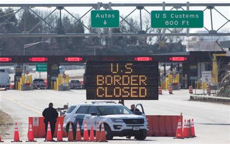 Eeuu México Y Canadá Mantienen Cerradas Sus Fronteras Por La Pandemia