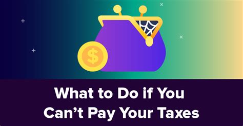 What To Do If You Cant Pay Your Taxes