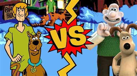 M U G E N Battles Shaggy Scooby Doo Vs Wallace Gromit Youtube