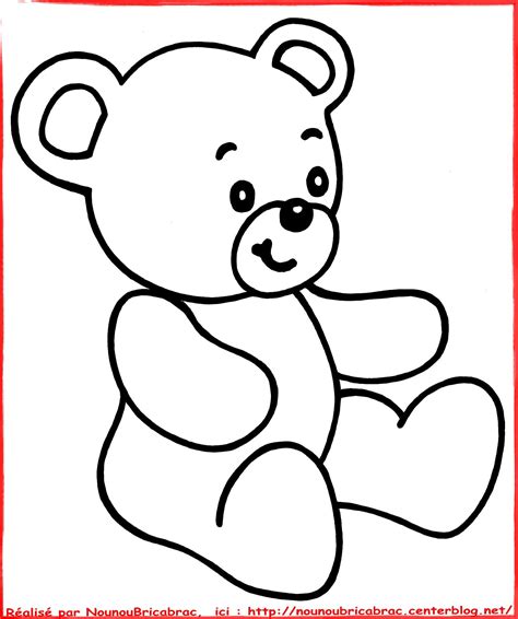 A Drawing Of A Teddy Bear Sitting On The Ground