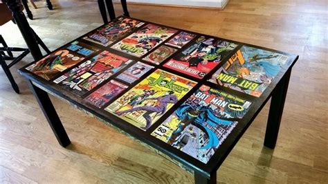 A Buddy Of Mine Put Together A Comic Themed Coffee Table For His