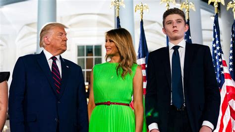 His full name is lannan eacott. Son Barron was positive for COVID, now negative