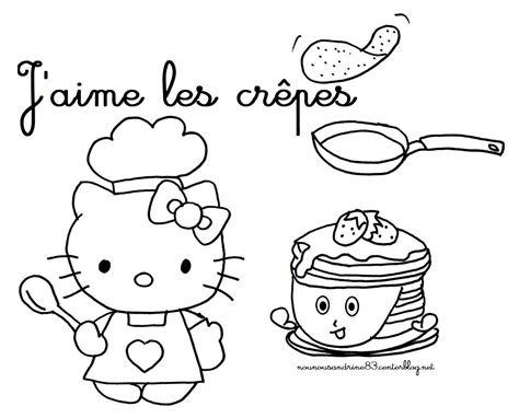 chandeleur coloriage