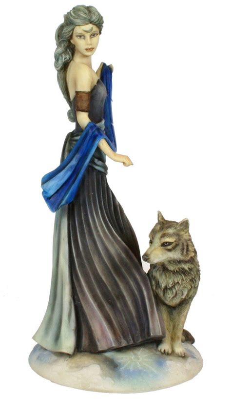Wolf Maiden Goddess Figurine Jessica Galbreth No Box Last One Enchanted Treasures Gifts