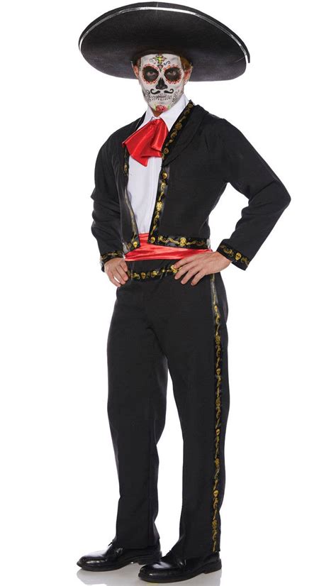 Plus Size Mariachi Mens Costume Plus Size Day Of The Dead Costume