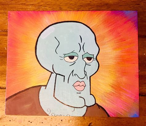 How To Draw Handsome Squidward Step By Step