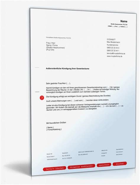 Er muss dazu erst eine räumungsklage vor gericht gewinnen. Widerspruch Fristlose Kündigung Arbeitsverhältnis Vorlage ...