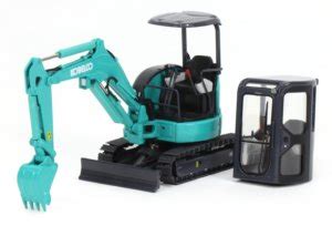 They feature a compact design, a long digging reach, and a short rear swing, the manufacturer says. Miniature Construction World - New Models Page
