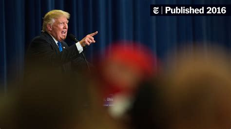 In A Defiant Angry Speech Donald Trump Defends Image Seen As Anti Semitic The New York Times