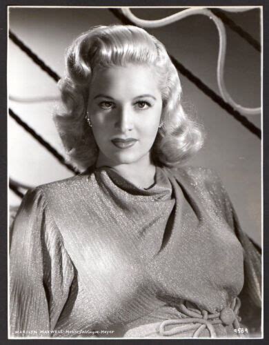 Marilyn Maxwell Vintage Orig Photo Sexy Blonde Actress Busty Glamour Portrait Ebay