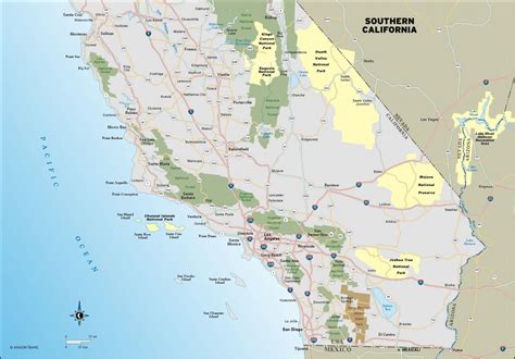 Detailed Map Of California West Coast Free Printable Maps