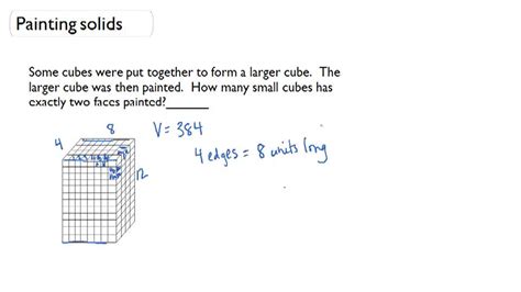 Reasoning With Solids Example 5 Video Geometry Ck 12 Foundation