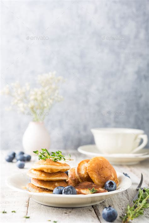 Dutch Mini Pancakes Called Poffertjes Stock Photo By Merinka Photodune