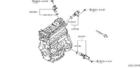 Nissan Sentra Crankshaft Position Sensor - 23731-1KC0B ...