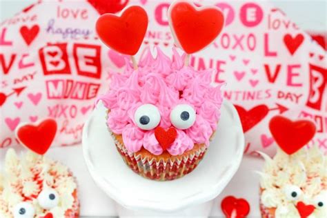 Valentines Cupcakes Valentines Cupcakes Monster Valentines Love Monster