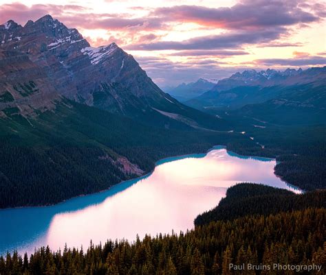 739065 By Panorama Paul Parks Canada Lake Mountains Scenery