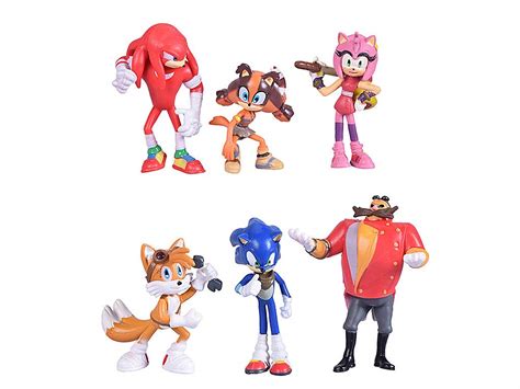 Buy Max Fun Set Of 6pcs Sonic The Hedgehog Action Figures 5 7cm Tall