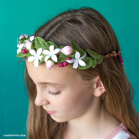 Paper Flower Fairy Crown Lia Griffith
