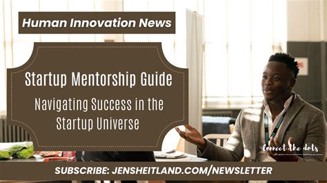 Startup Mentorship Guide By Jens Heitland Navigating Success In The