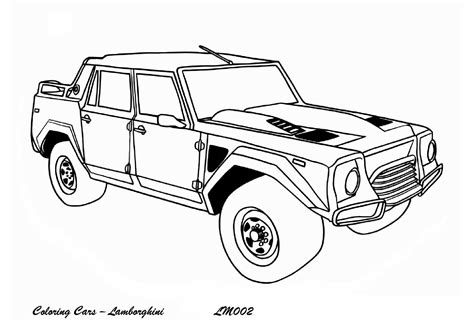 Coloring Book Cars Etsy