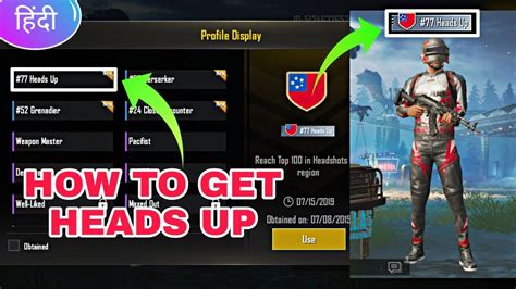 How to level up fast in pubg mobile ! How To Get Heads Up Title | Get Headshot Kills Title ...